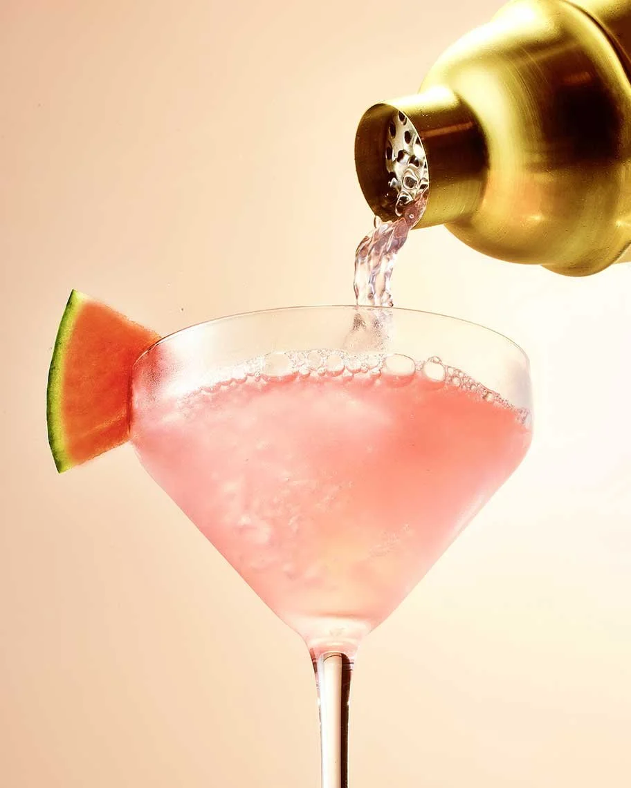 Drink and beverage styling by Skylar Edberg, food stylist
