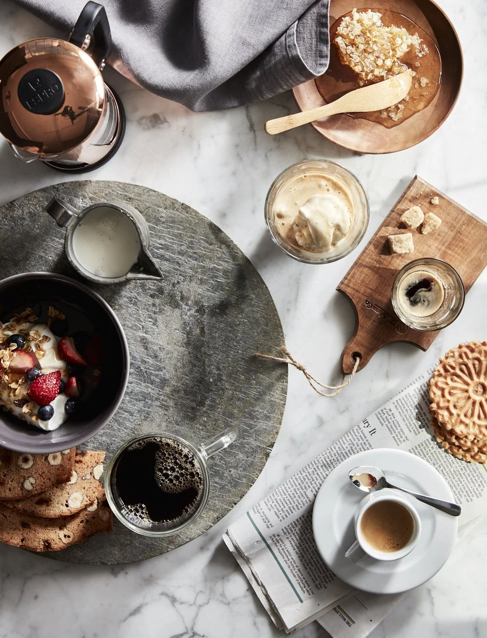 Drink and beverage styling by Nathan Carrabba, food, beverage and cosmetic stylist