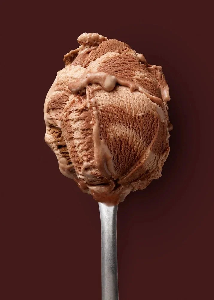 Ice cream styling by Julie Hopper, food stylist