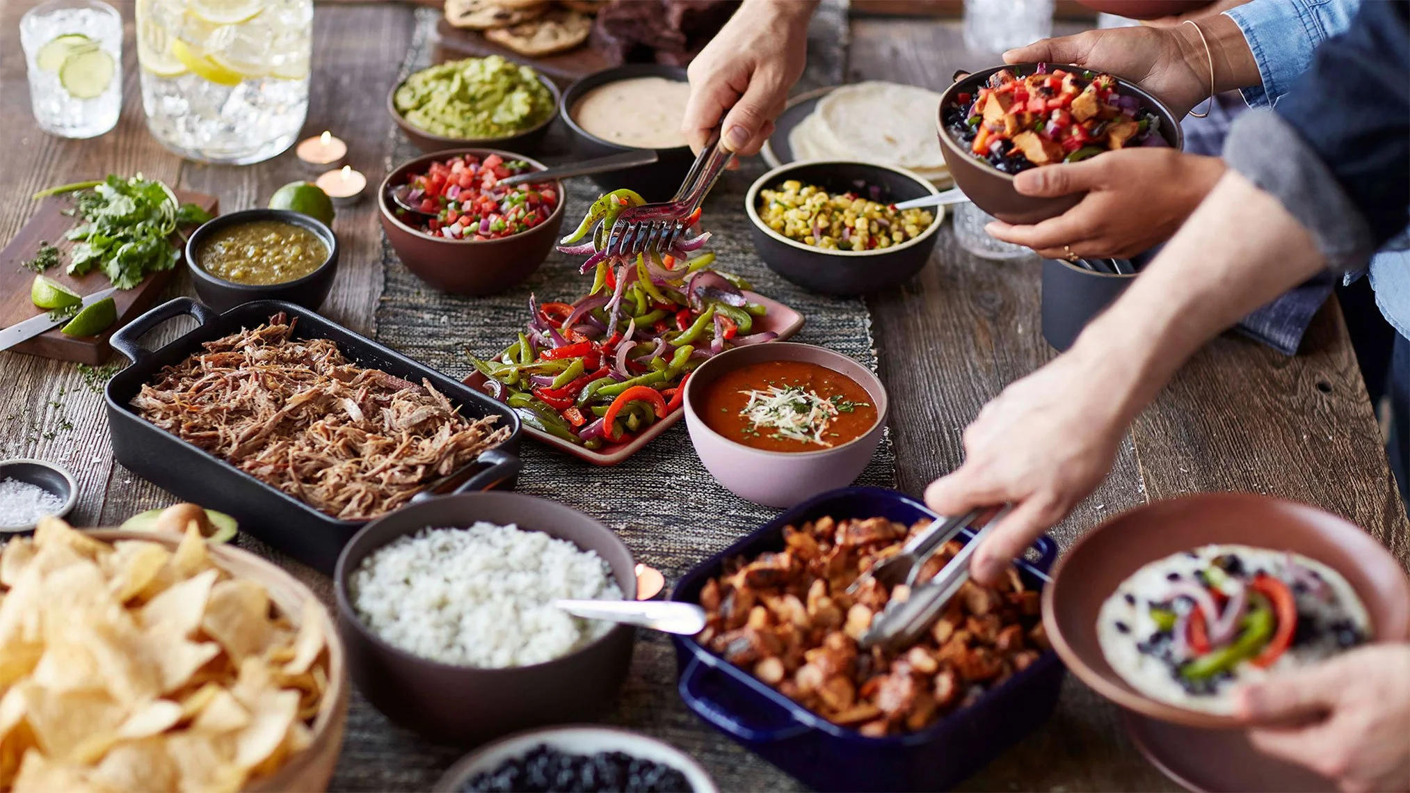 Food and beverage styling by Marah Abel, food stylist
