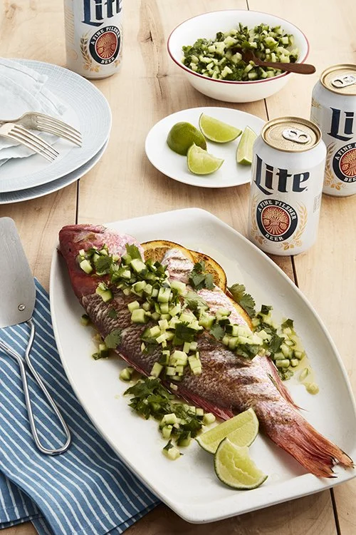 Published cookbook and editorial work by Nathan Carrabba, food, beverage and cosmetic stylist
