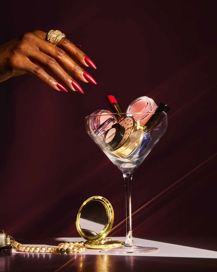 Cosmetic product styling by Nathan Carrabba, food, beverage and cosmetic stylist