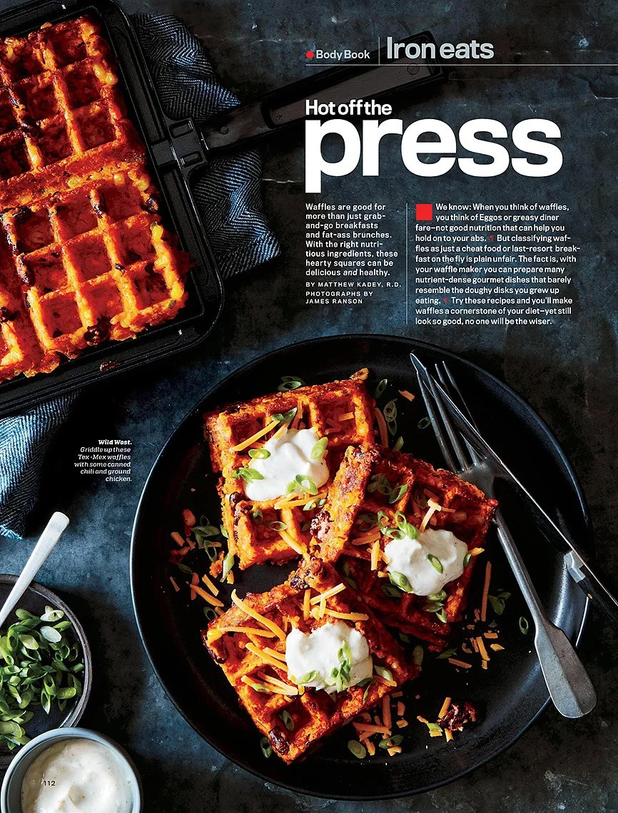 Published cookbook and editorial work by James Ransom, photographer and director