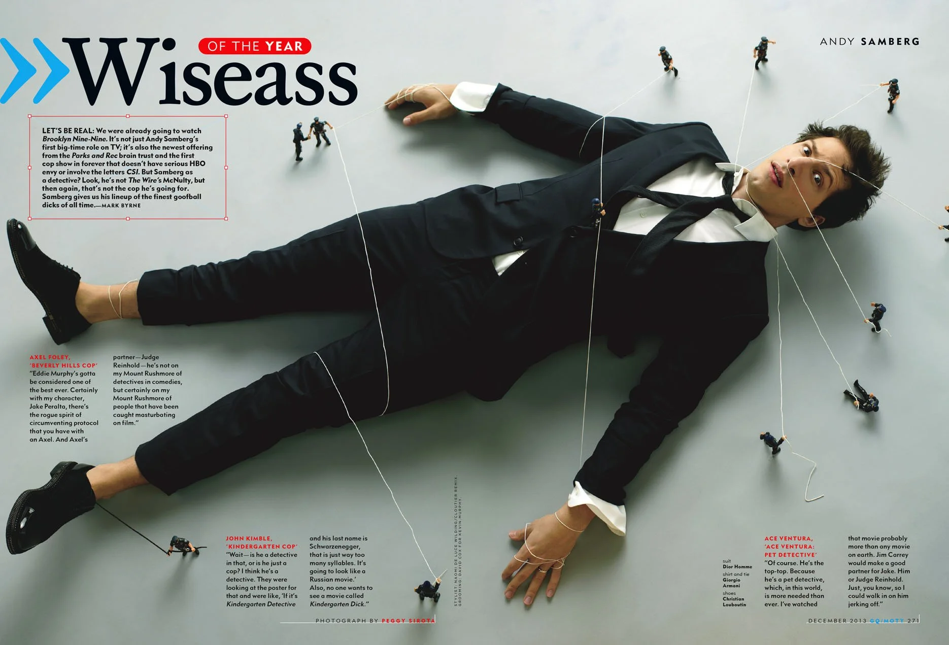 Celebrity portrait photography by Peggy Sirota, photographer and director