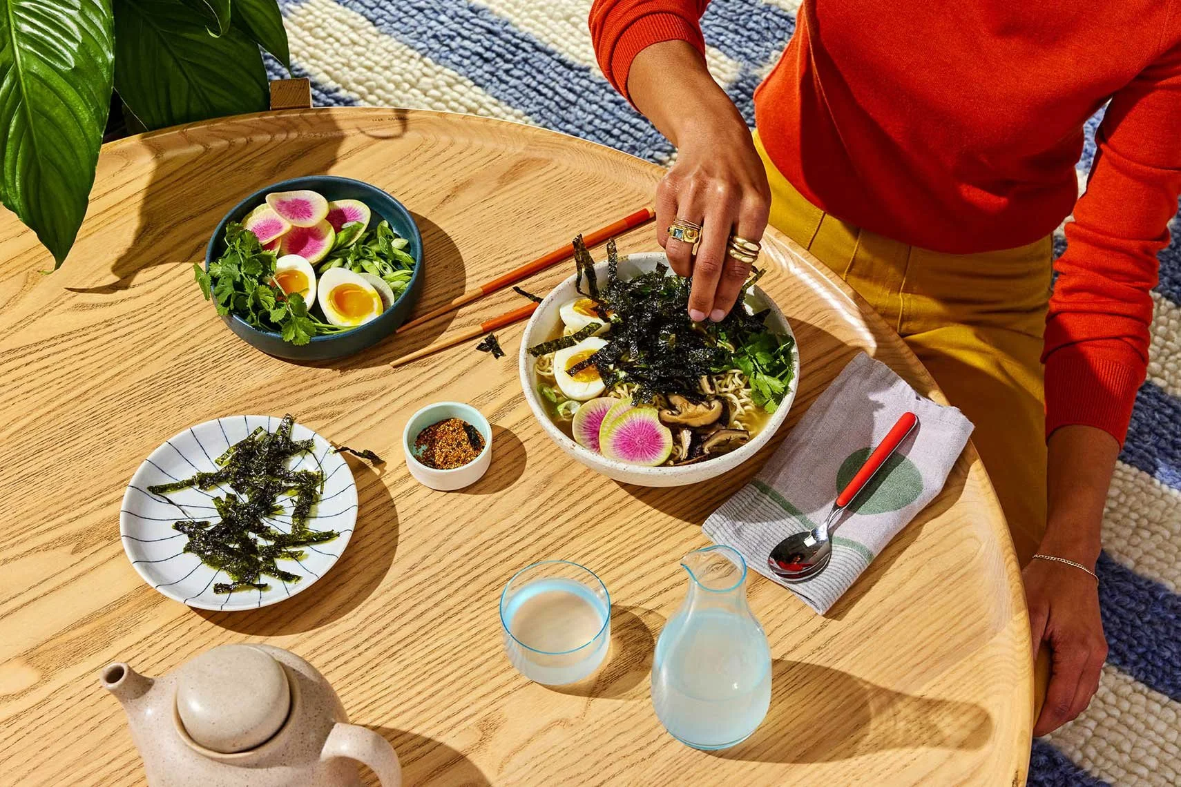 Savory food styling by Marah Abel, food stylist