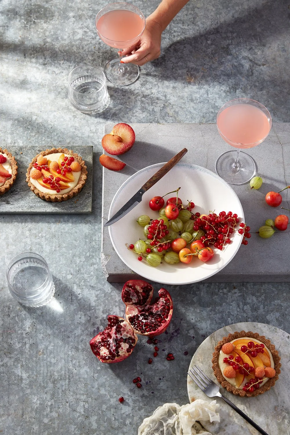 Dessert and sweets styling by Nathan Carrabba, food, beverage and cosmetic stylist