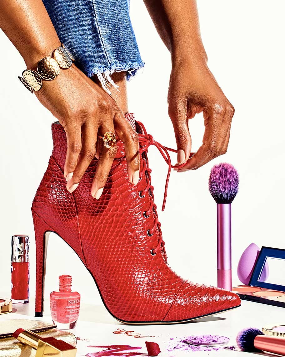 Cosmetic product styling by Nathan Carrabba, food, beverage and cosmetic stylist