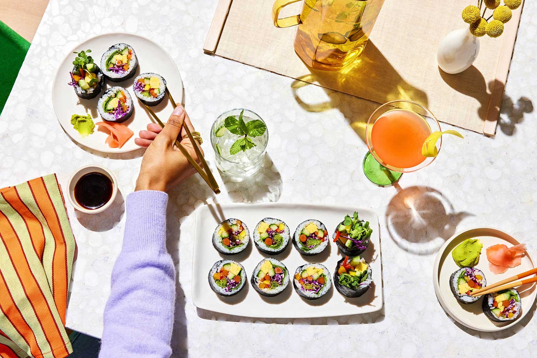 Savory food styling by Marah Abel, food stylist