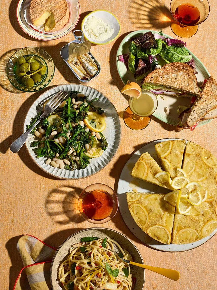 Savory food styling by Marah Abel, food stylist