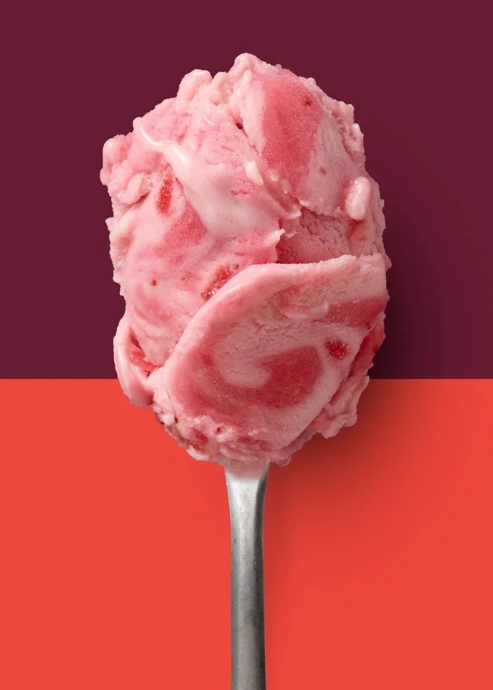 Ice cream styling by Julie Hopper, food stylist