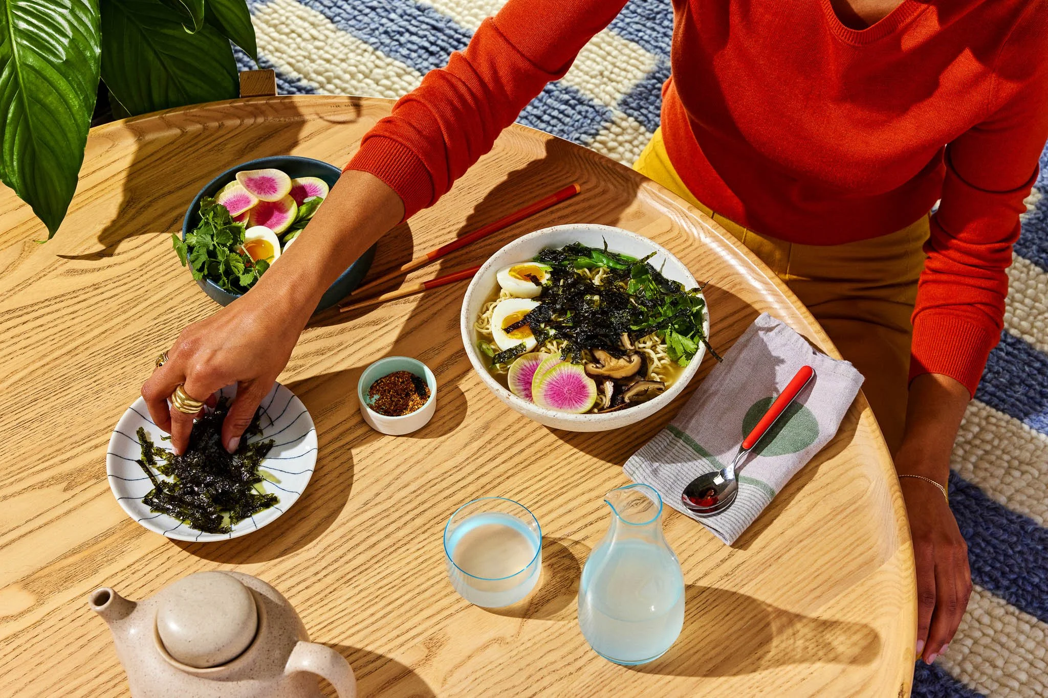 Food and beverage styling by Marah Abel, food stylist
