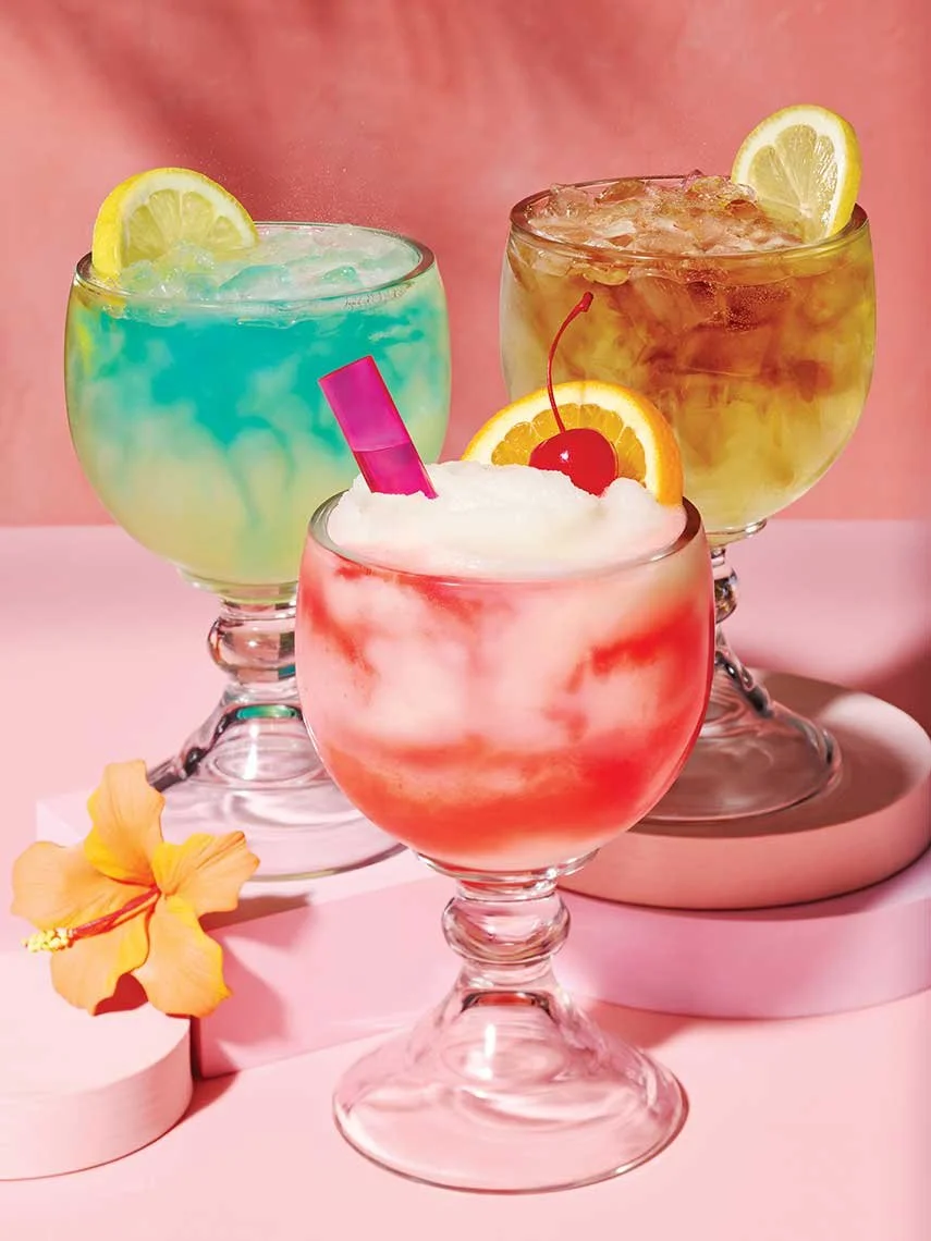 Drink and beverage styling by Skylar Edberg, food stylist