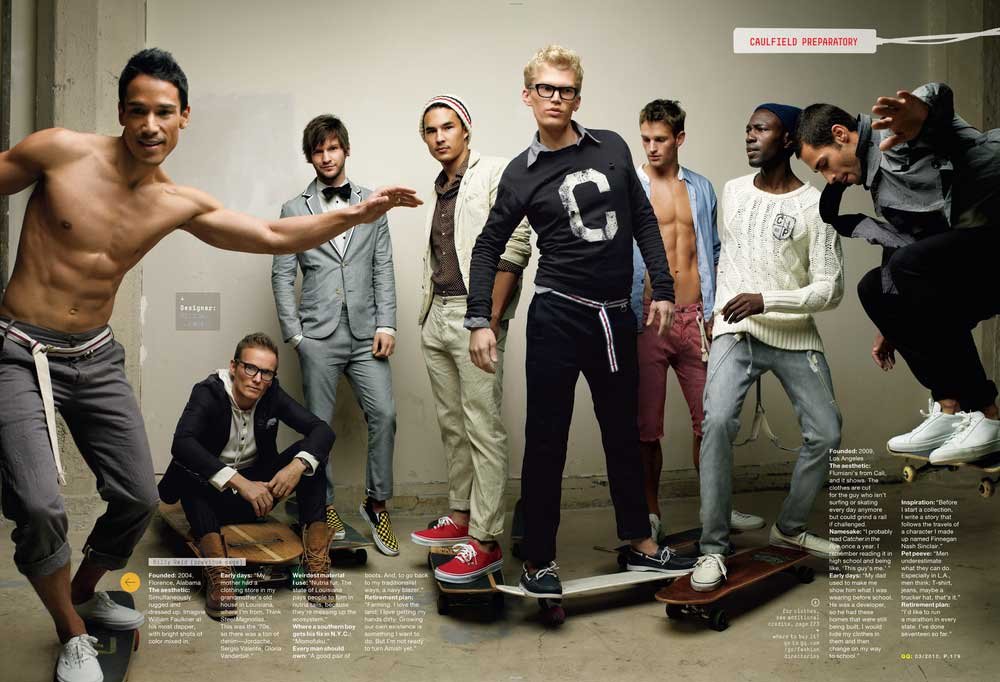 Portrait photography of men by Peggy Sirota, photographer and director