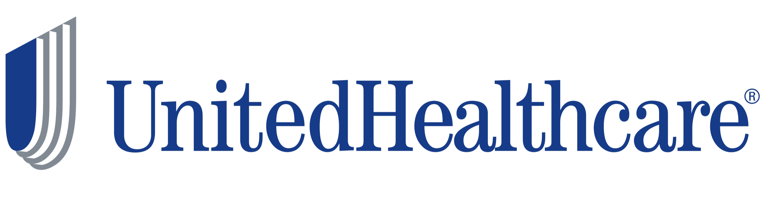 United Healthcare logo with stylized 'U' symbol and company name in blue text.