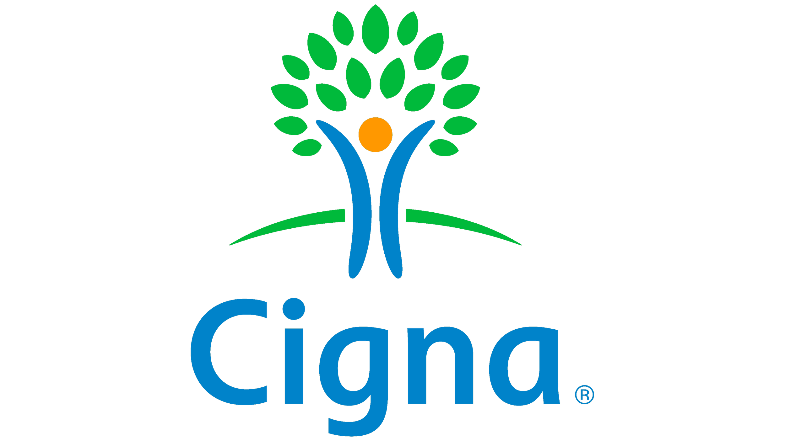 Logo of Ciaga with a stylized tree and the word 'Cigna' beneath it.