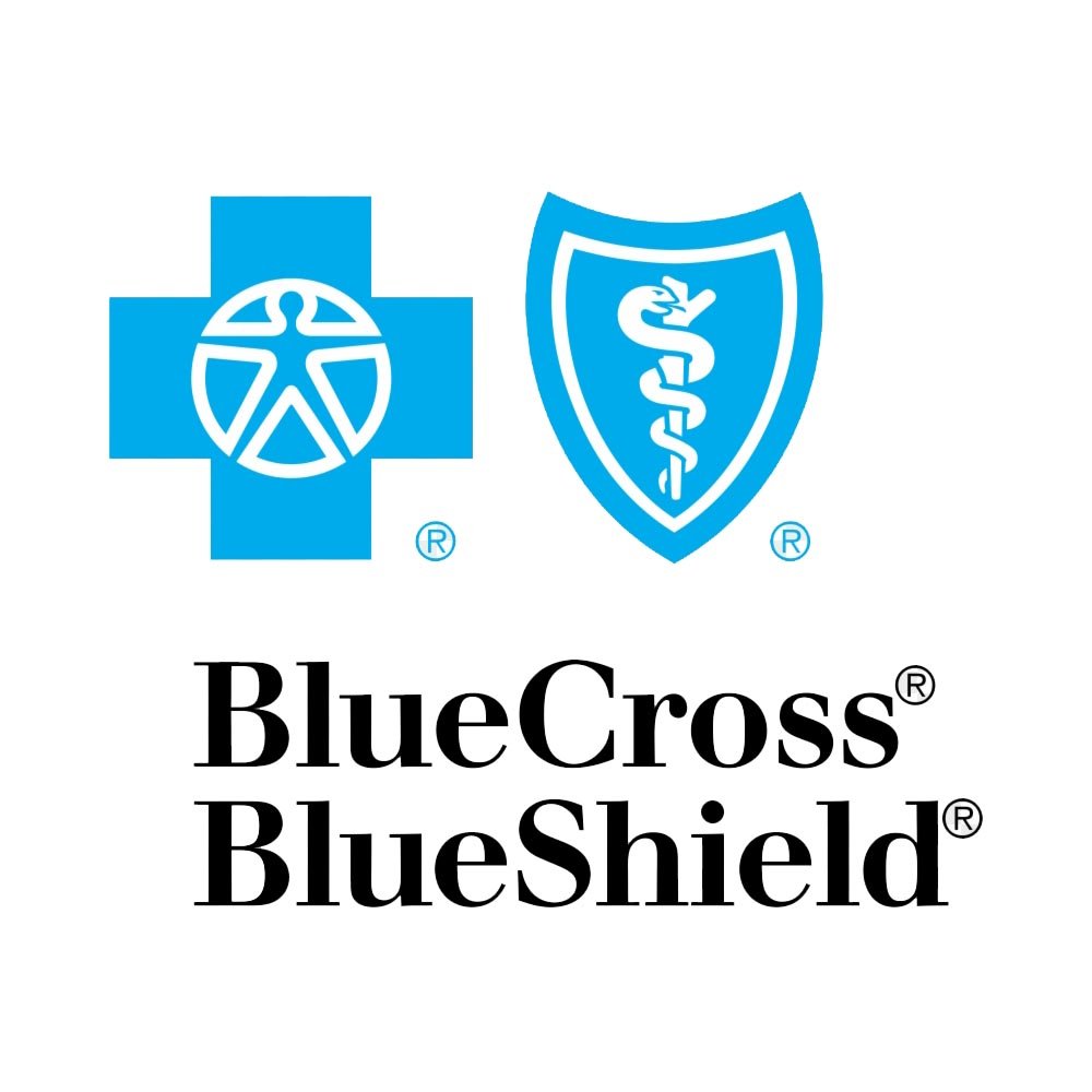 BlueCross and BlueShield logos with text 'BlueCross BlueShield' below.