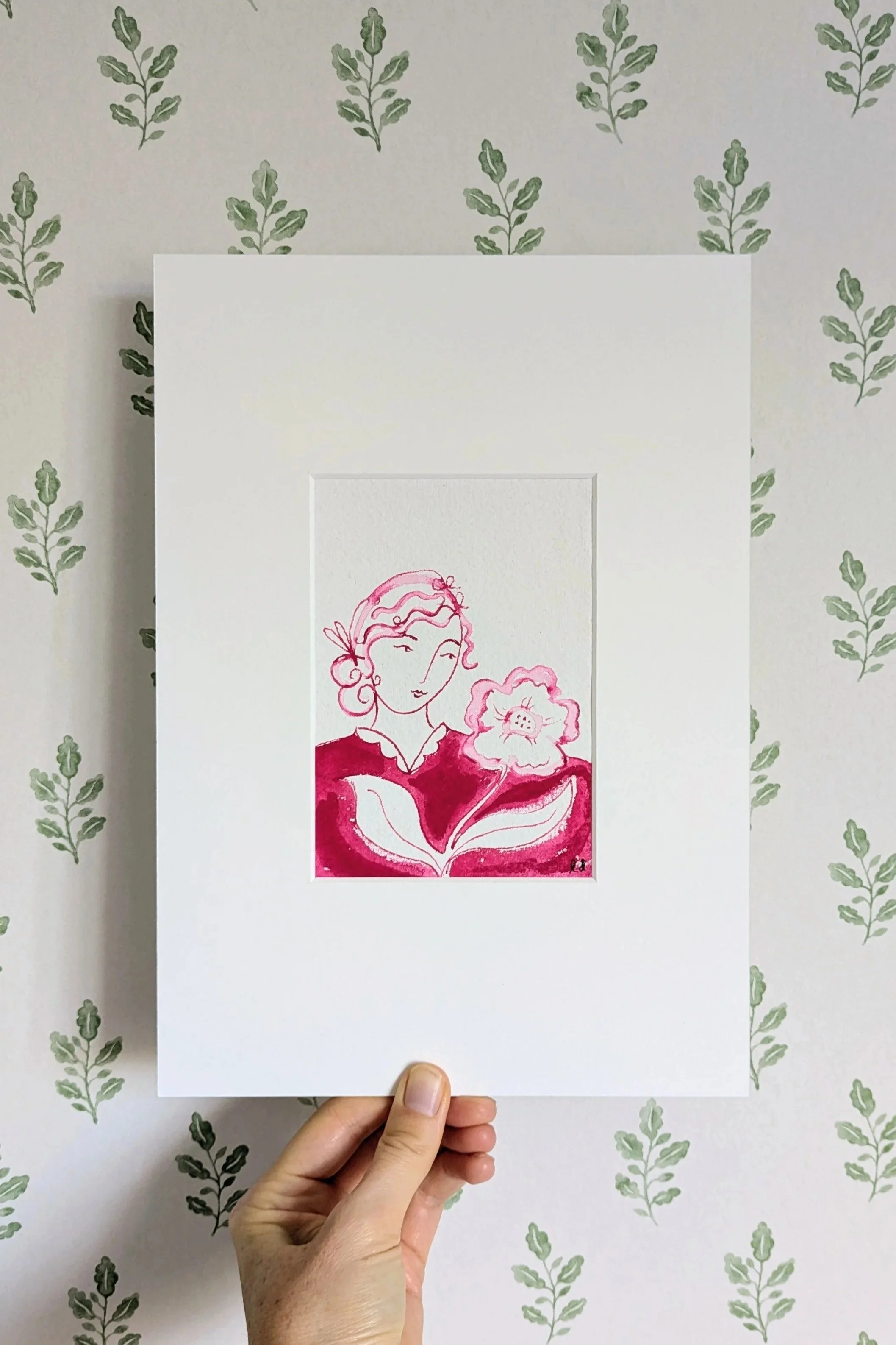 'Amy' Mini Original Painting, Unframed