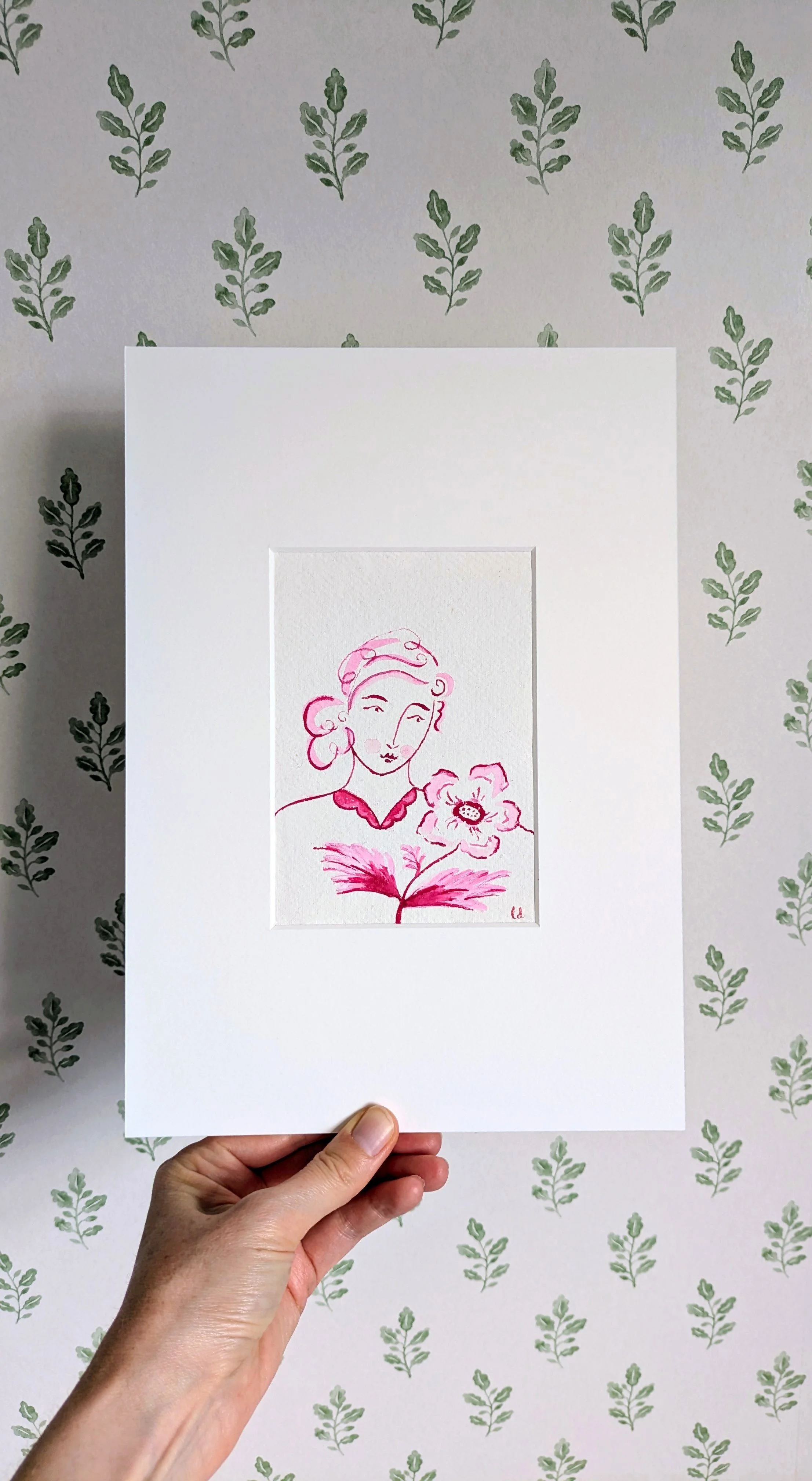 'Beth' Mini Original Painting, Unframed