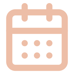 Ein Kalender mit einem rosa Hintergrund.