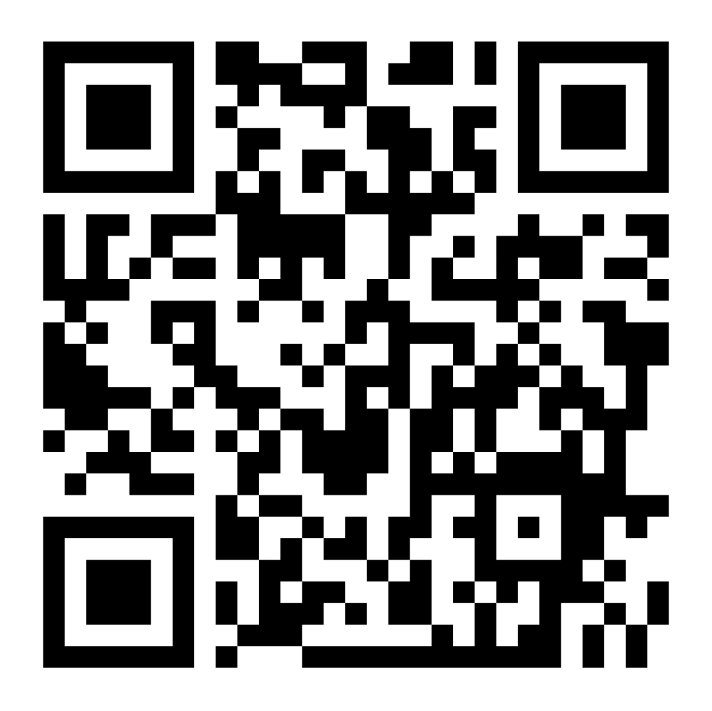 A QR code.