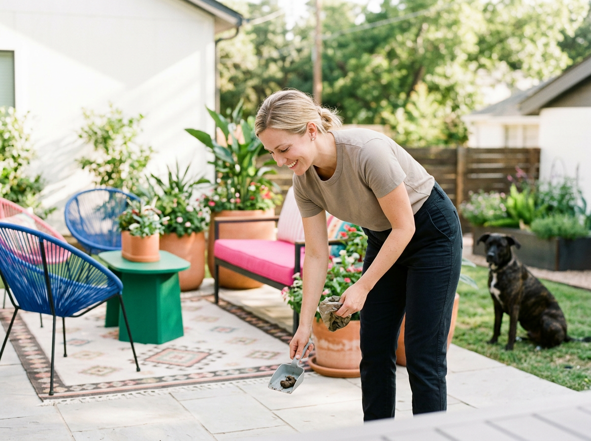 Outdoor Pet Waste cleanup in Portland and Lake Oswego.