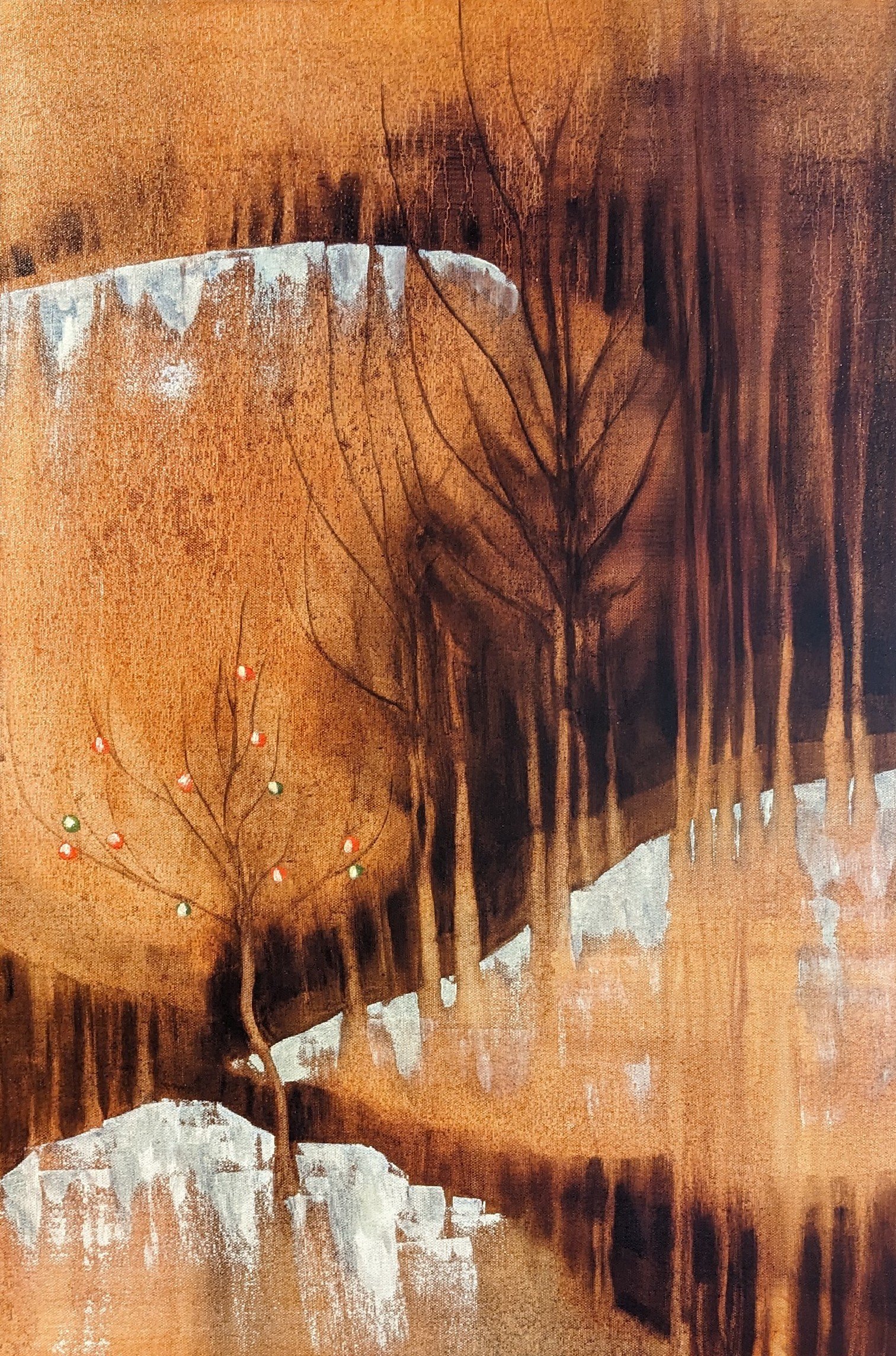 "Tiny Trail Tannenbaum"
Oil on Canvas, 20" x 30"
$595