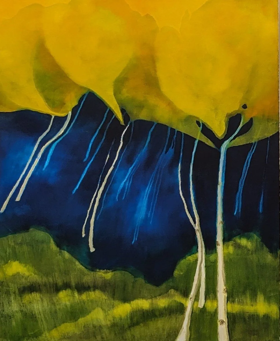 Blue Shadows - Yellow Glow
Oil on Canvas, 24" x30"
$595
