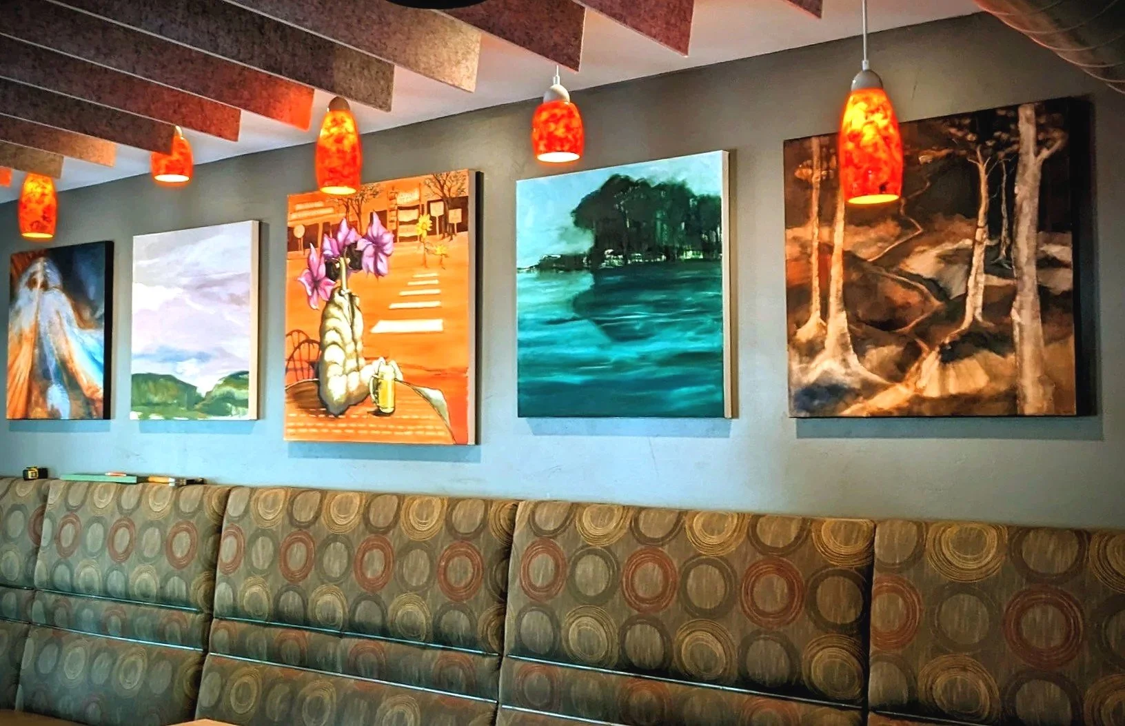 Oil Paintings now on display at Cerberus Brewing Company