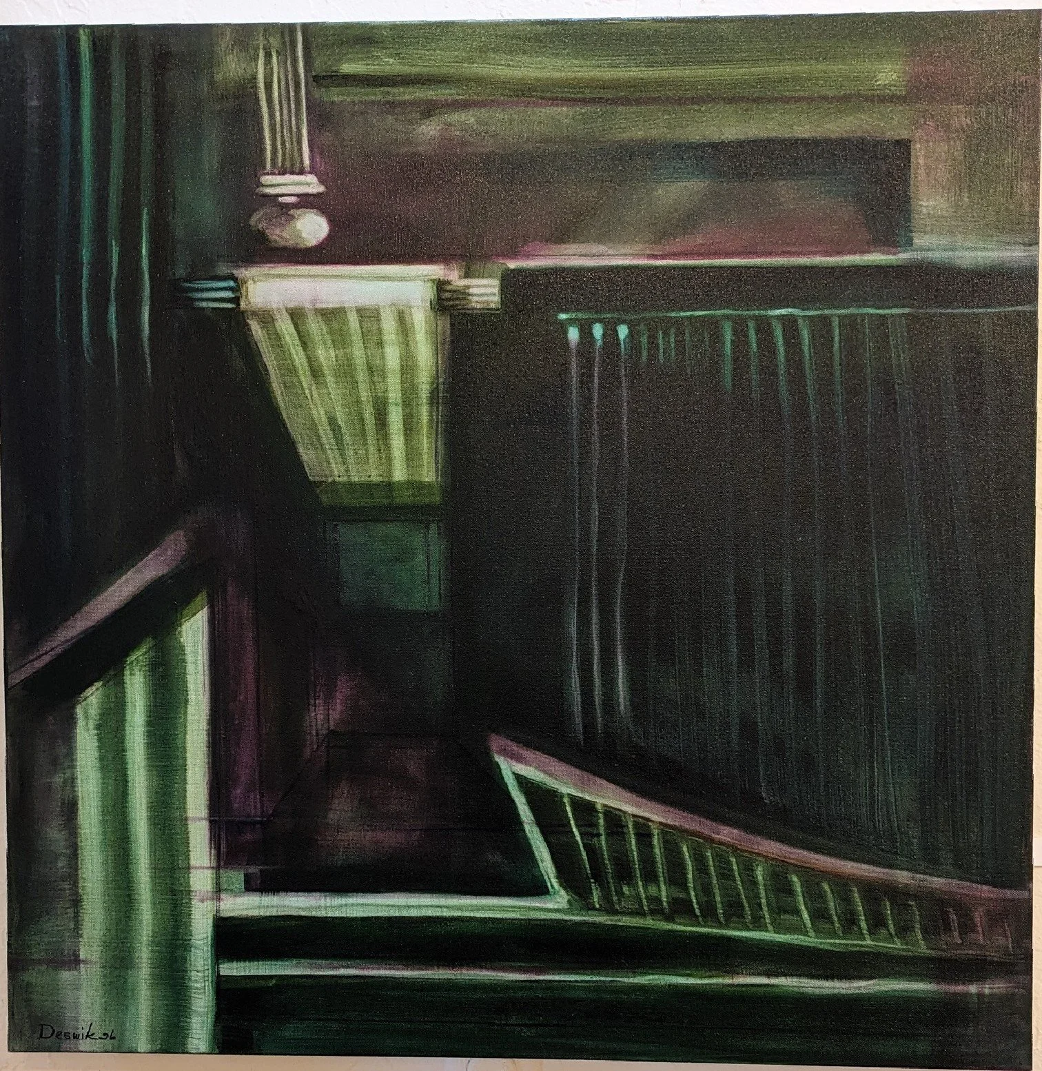 Between Floors
Oil on Canvas, 30" x 30"
$695