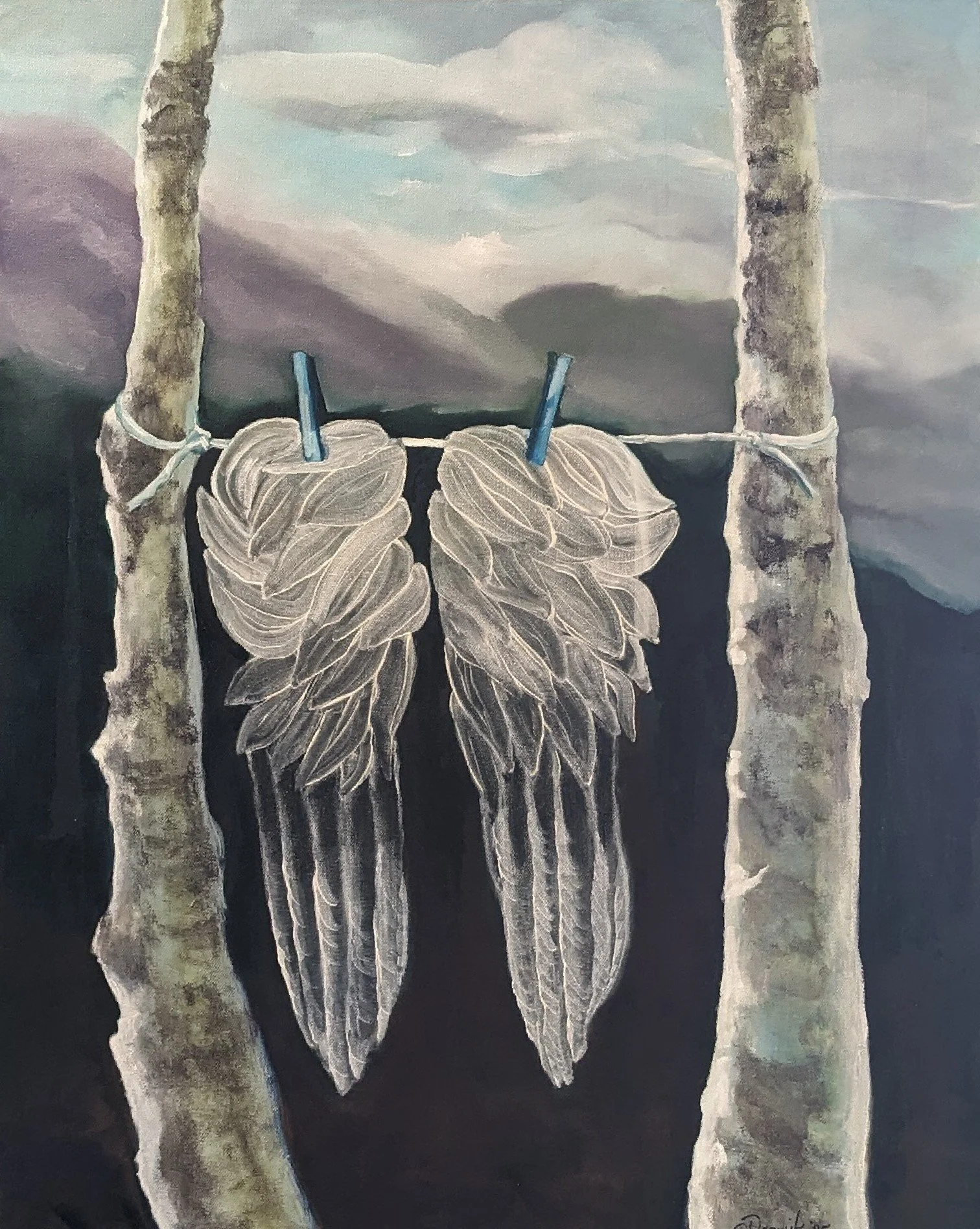 Creative Wings Solar Restoration
Oil on canvas, 24" x 30"
$895