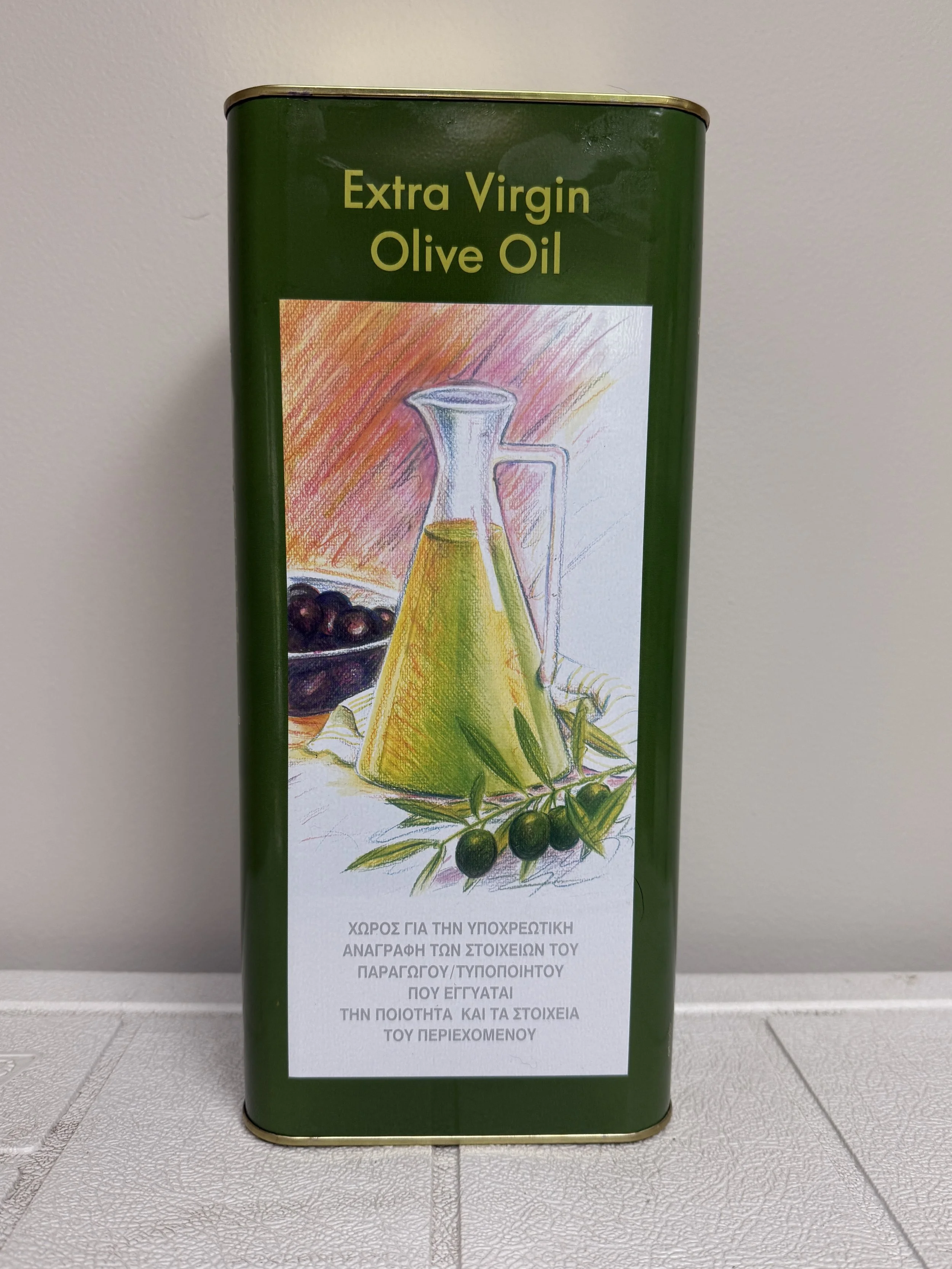Extra Virgin Olive Oil Can 5L