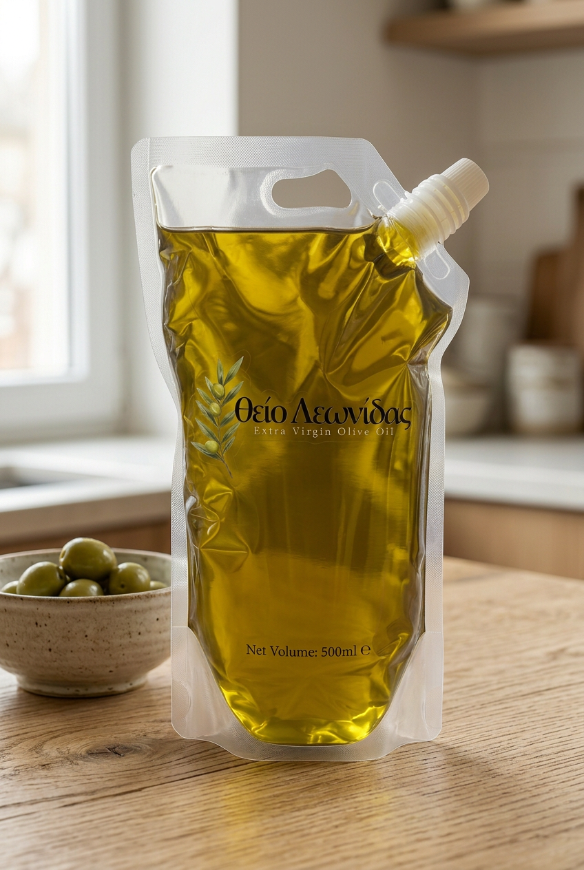 Greek Olive Oil Pouch - 500ml