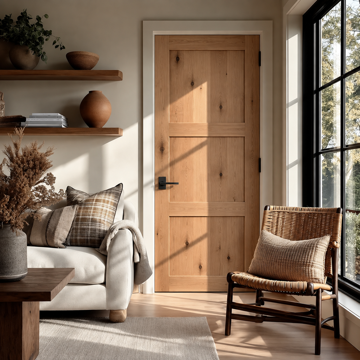 3 PANEl KNOTTY ALDER SHAKER