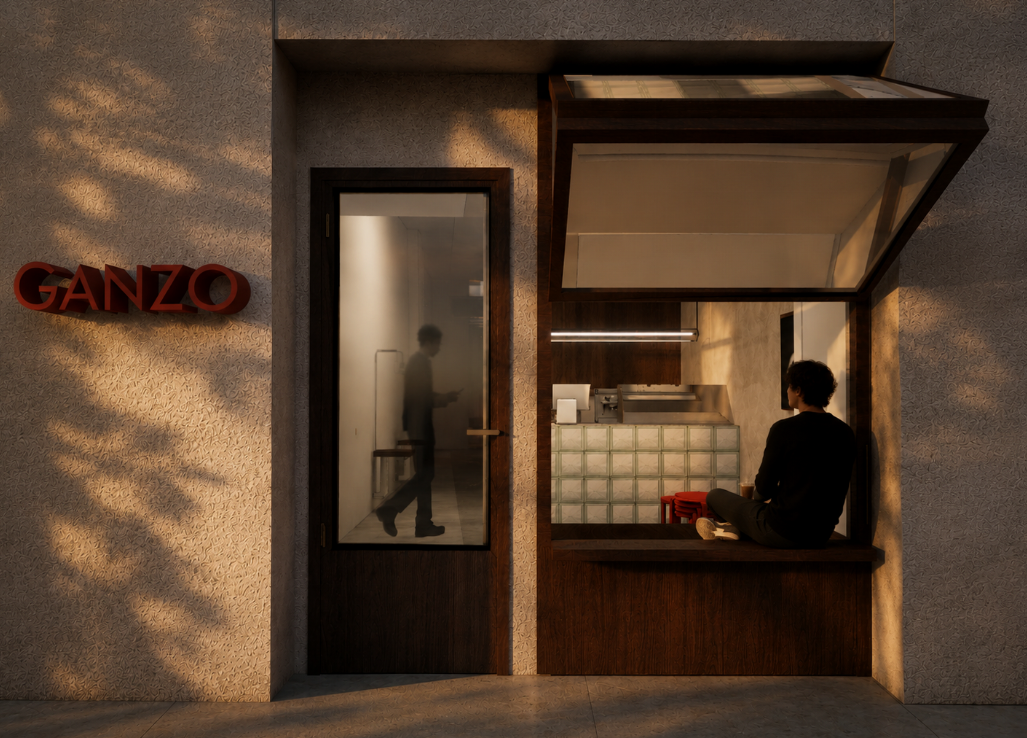 A front window that slides open on a beautiful day allows visitors to enjoy a piece of the cafe as well as the lively Florentine streets at the same time