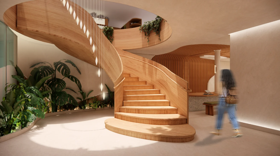 grand stair entry way by Jasmin Heimerl