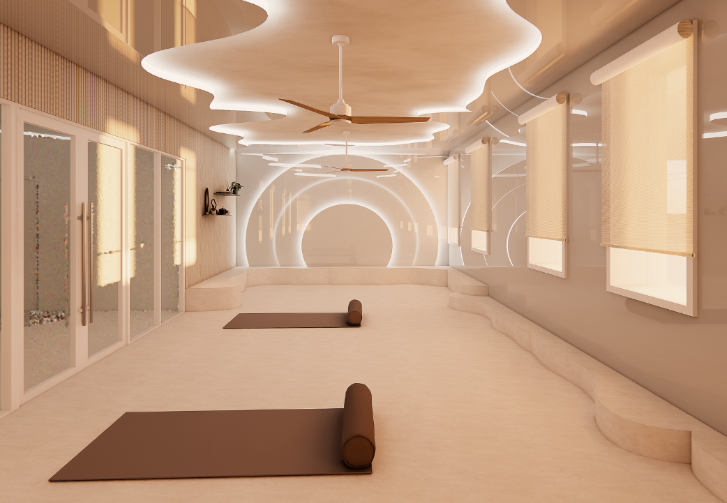 Yoga studio by Grace Williams