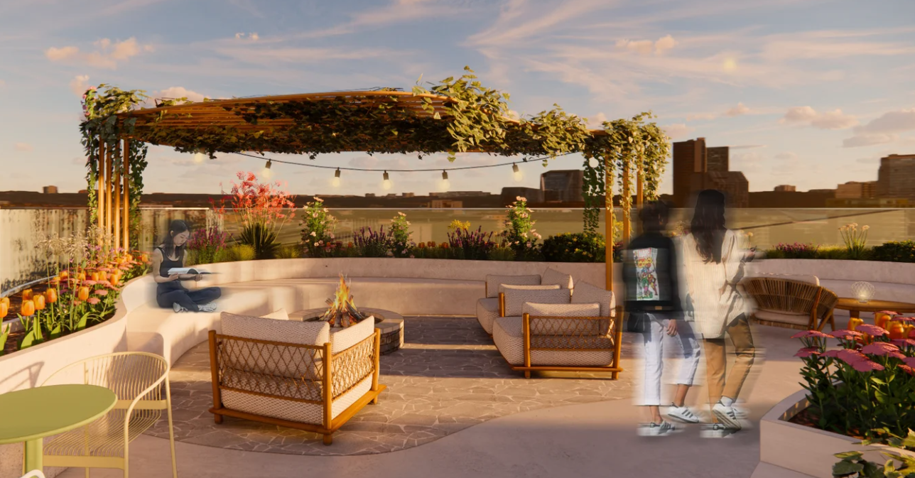 rooftop lounge by Jasmin Heimerl
