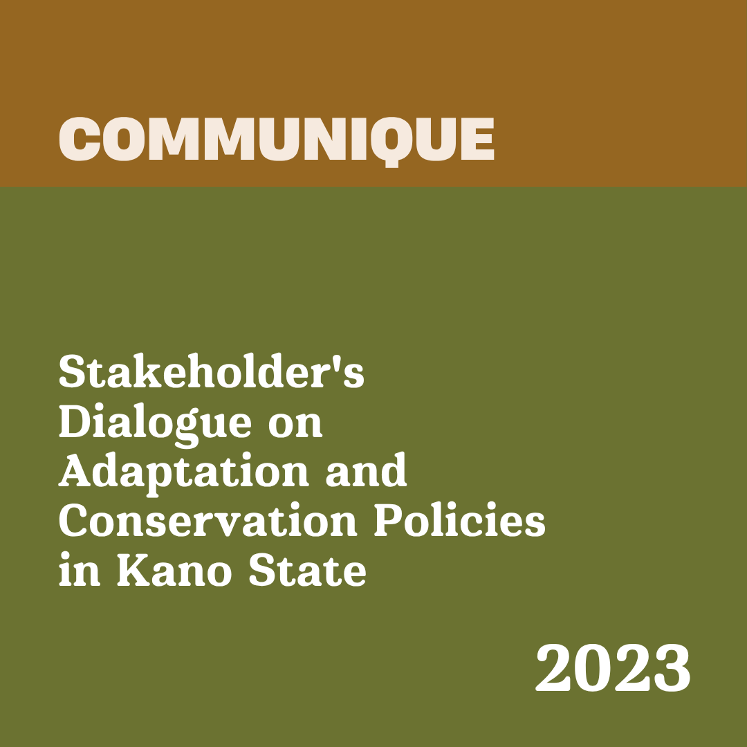 Communique: Stakeholder's Dialogue