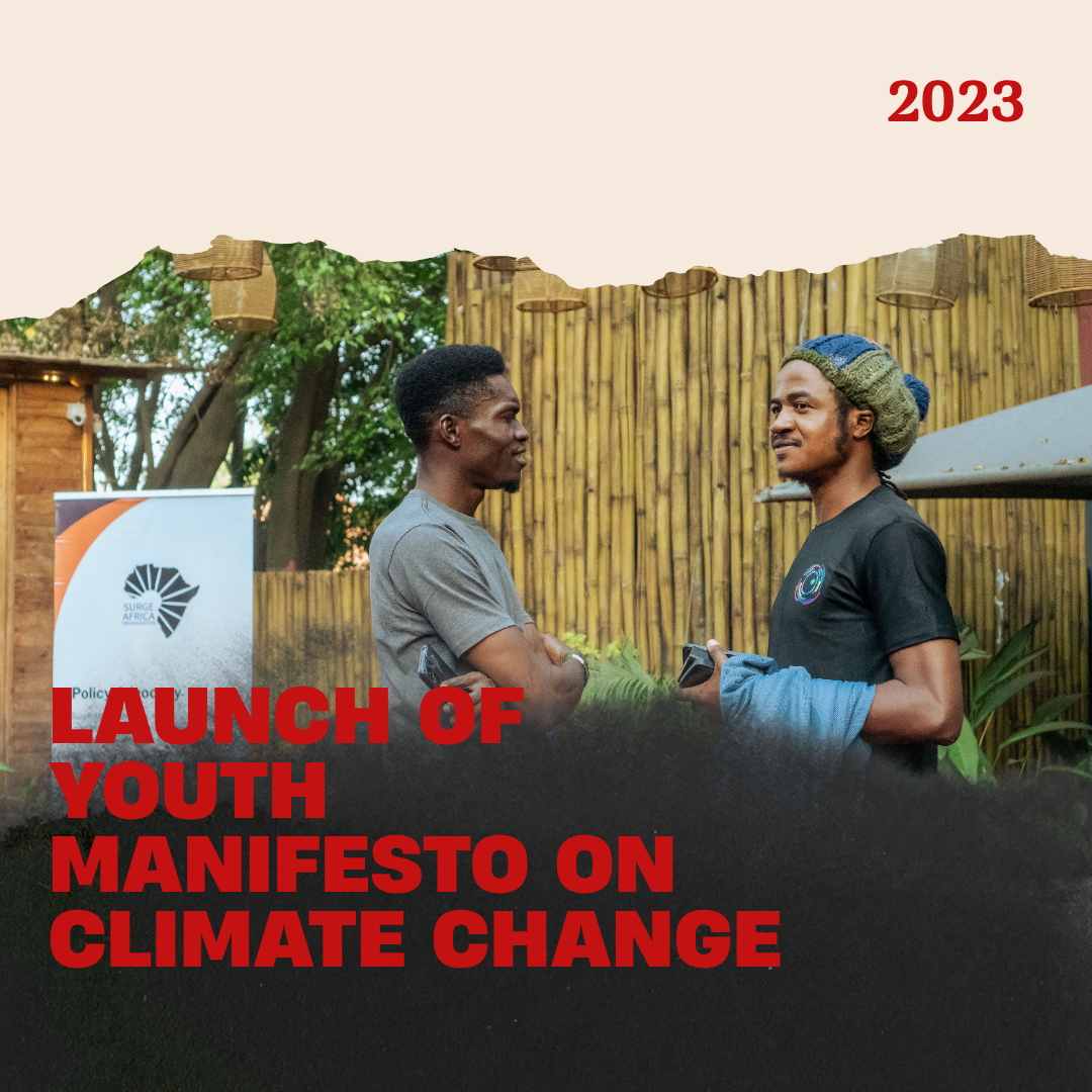 Launch of the Youth Manifesto