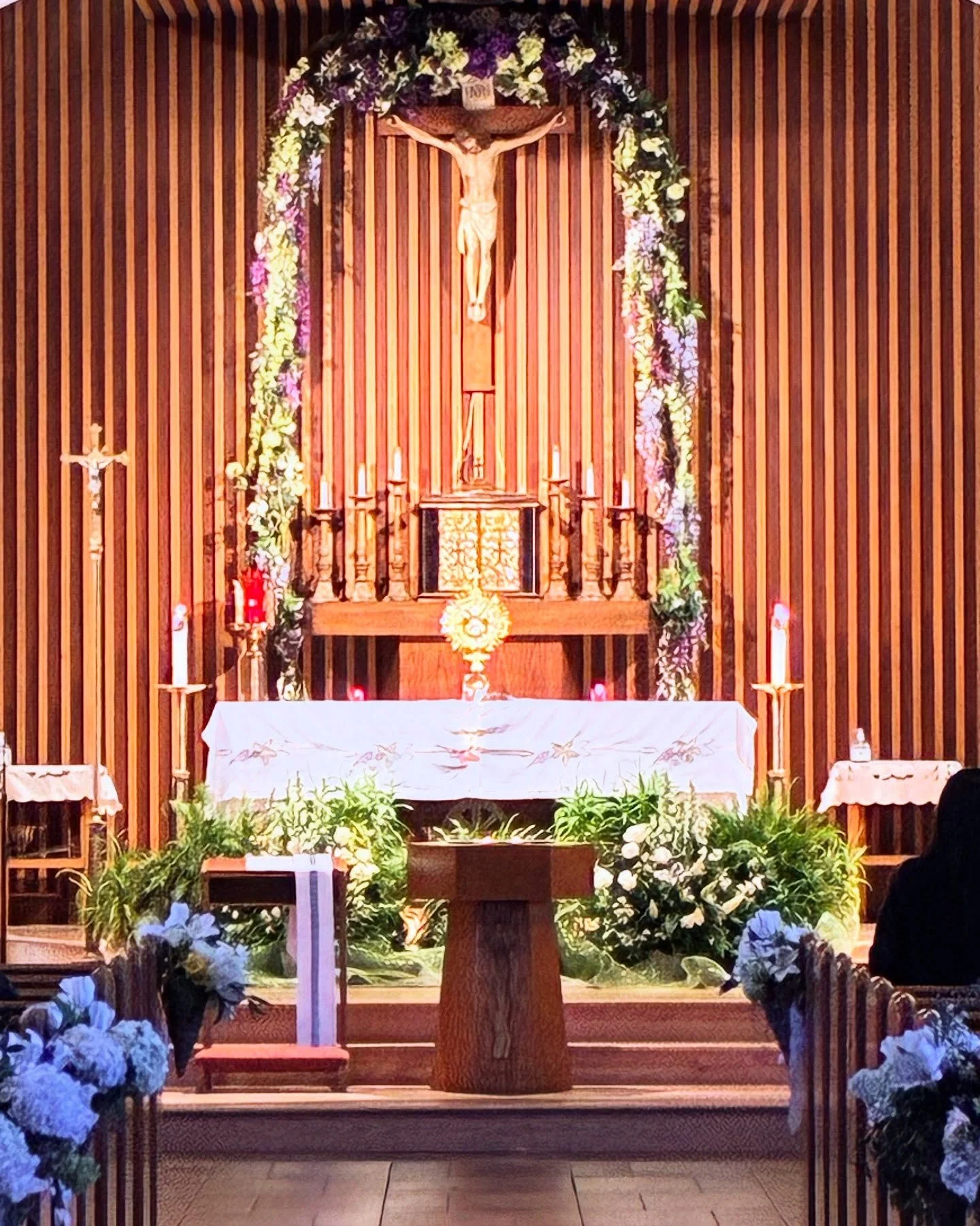 There&rsquo;s no better place to be than here. ❤️ Adoration of the Blessed Sacrament.