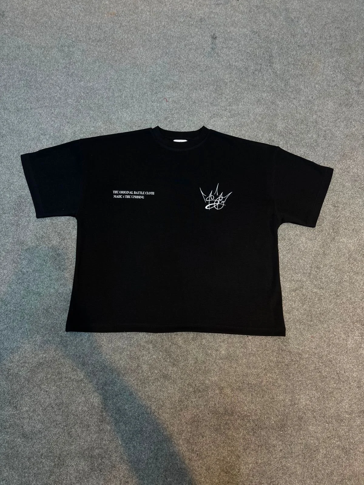 BLACK OVERSIZED BOXY T-SHIRT