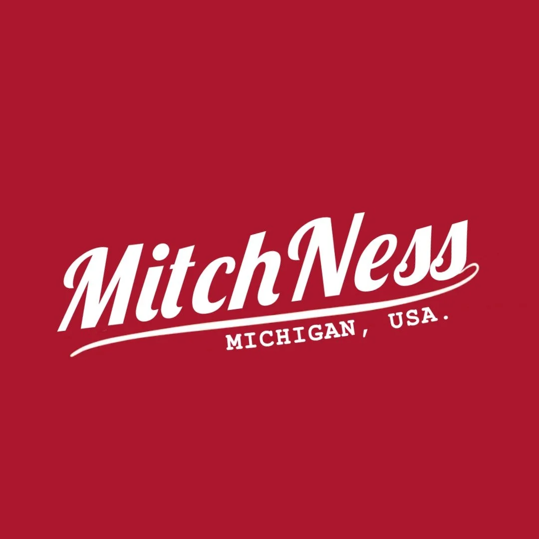 This was just a fun extra project. IYKYK the Mitchell & Ness sports apparell brand. If you dont, kinda wild right? Well i took their logo and shortened it up to be, well, MY name.
