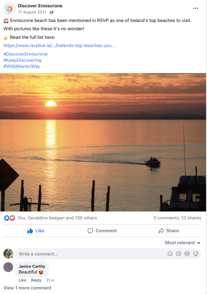 Discover Enniscrone Sunset .png