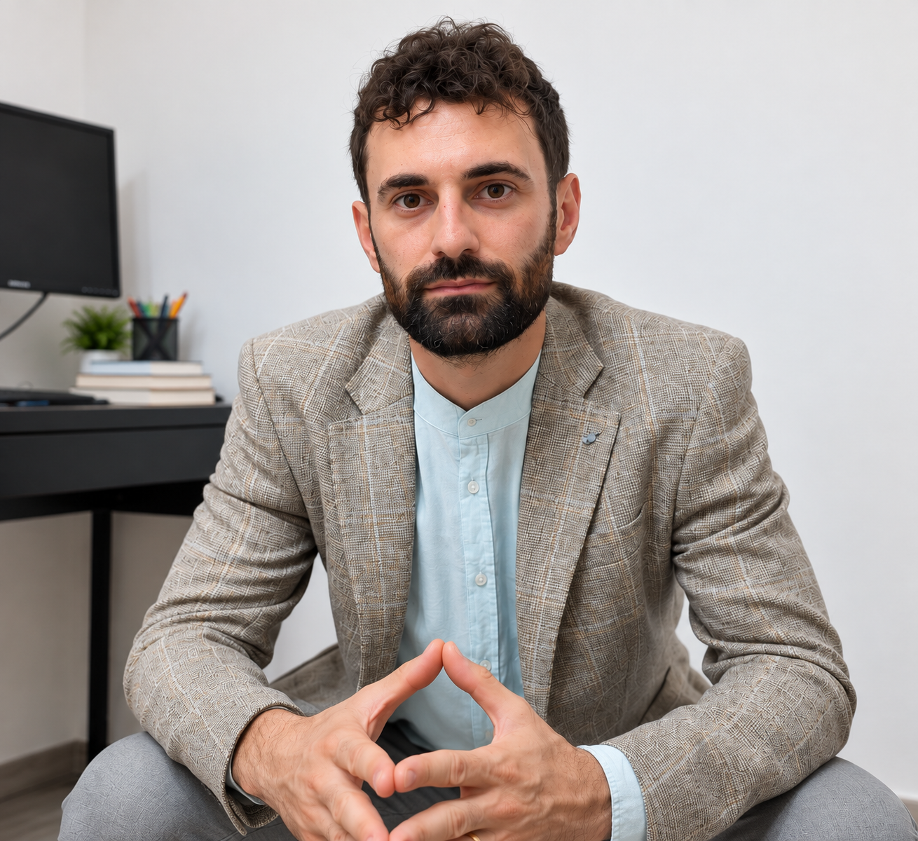 Vito Martino durante una sessione di coaching in un ambiente professionale