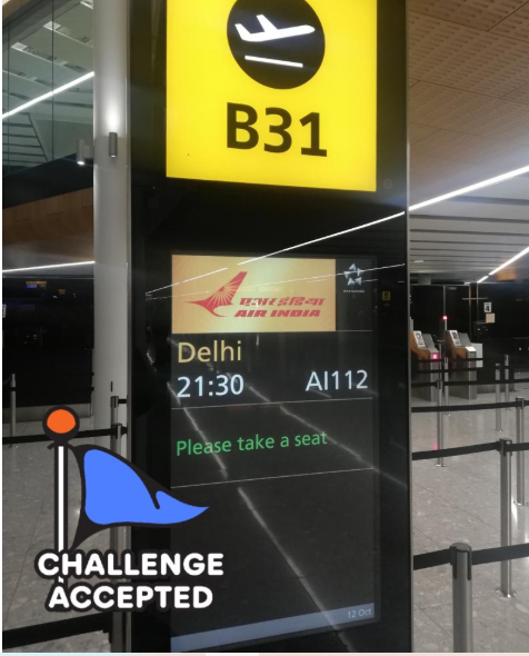 Partenza per Delhi dall'aeroporto, tappa di un percorso personale di crescita e cambiamento