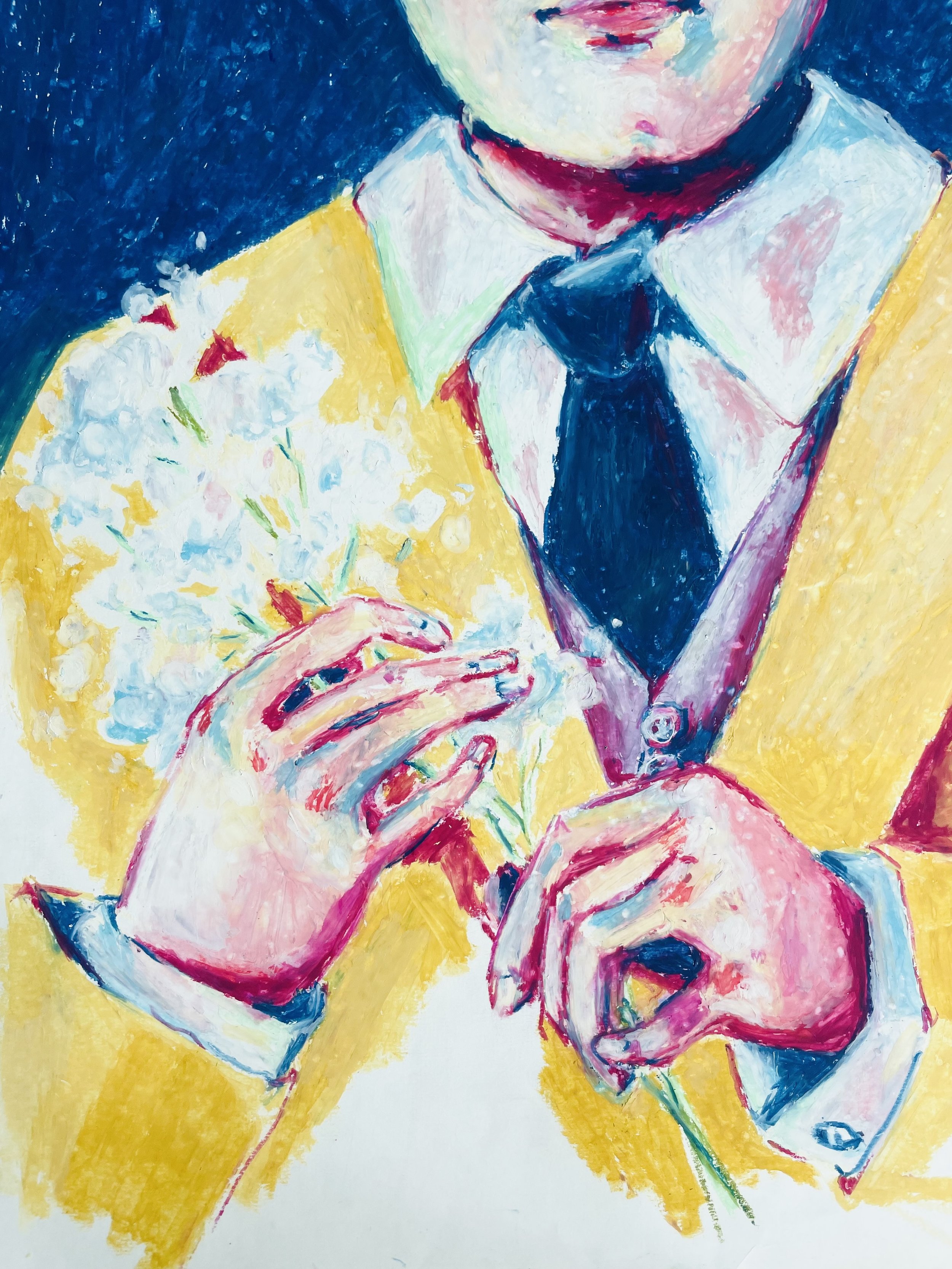 Oil pastel. (2023)