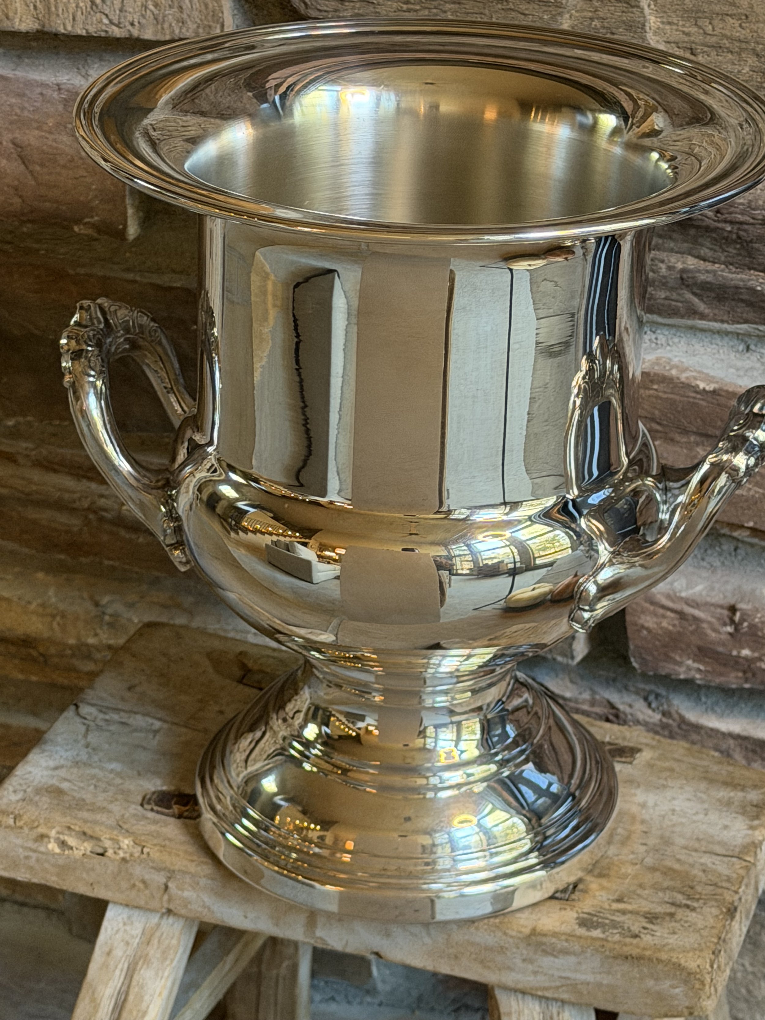 Vintage Eales  1779/Leonard Silver Silverplate Champagne bucket