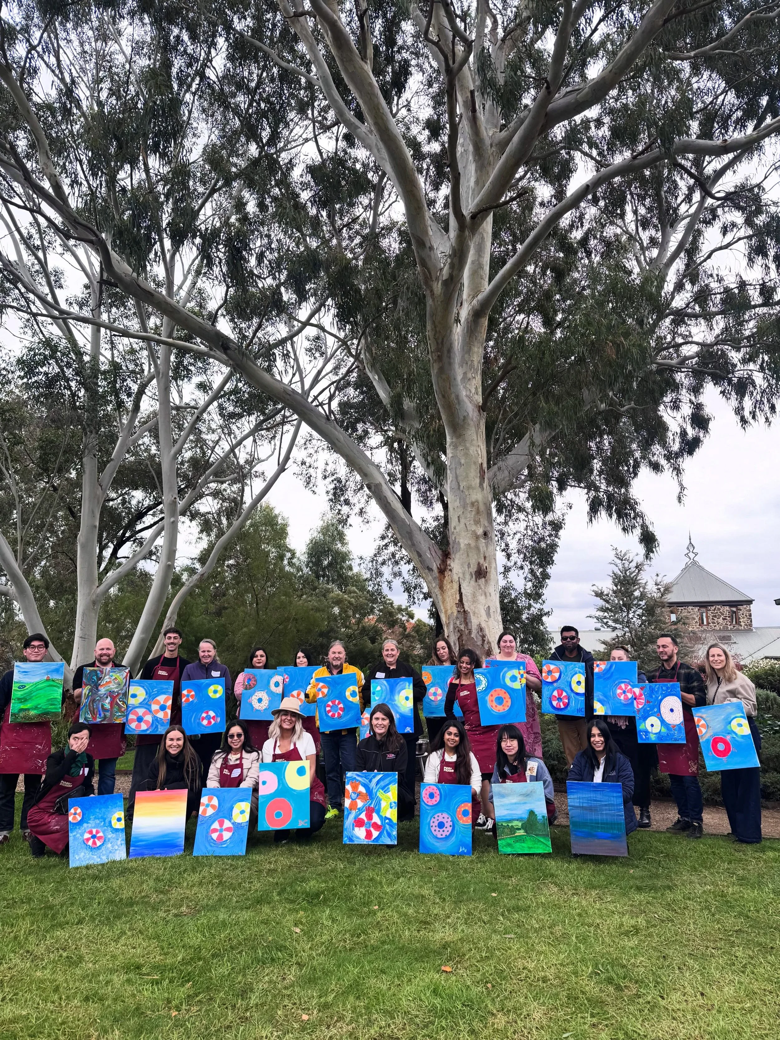 A Paint &amp; Sip in the beautiful Yarra Valley 🎨🍷

I love working with clients to create corporate events that bring teams and their clients together and offer something a little different from the usual workday.

A great afternoon with a great te