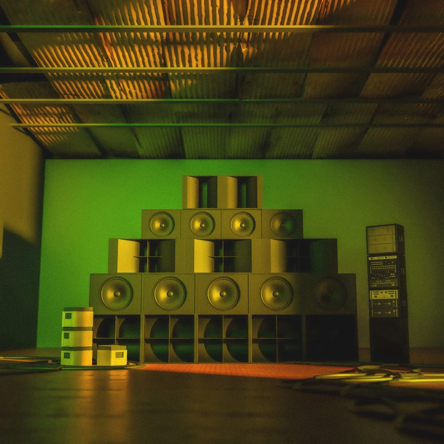 Acquille Dunkley, Portrait of a Sound System, 2022