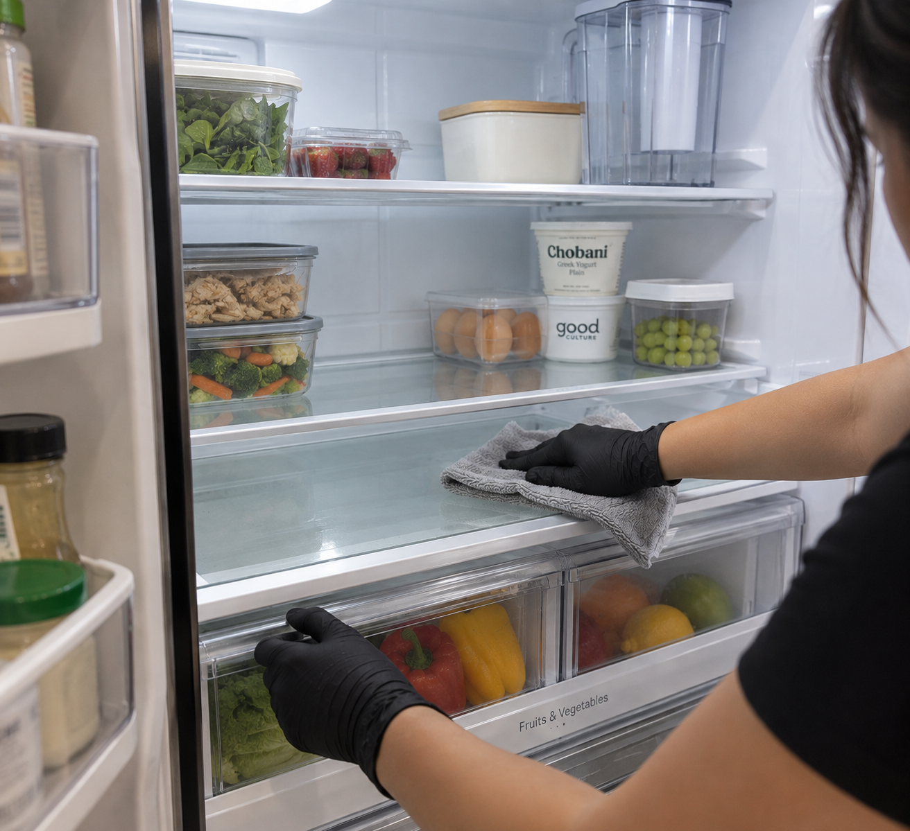 Standard fridge cleaning
